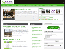 Tablet Screenshot of cadhac.org